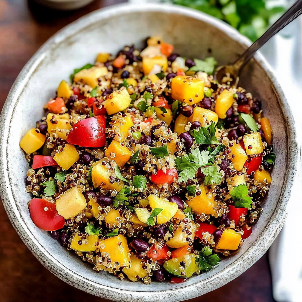 Quinoa Salad with Mango & Black Beans