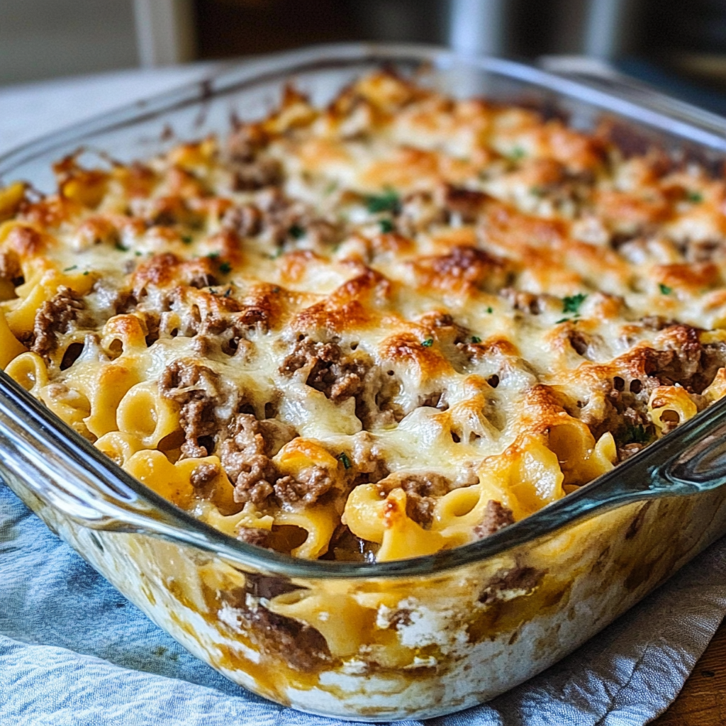 Sour Cream Beef Noodle Casserole