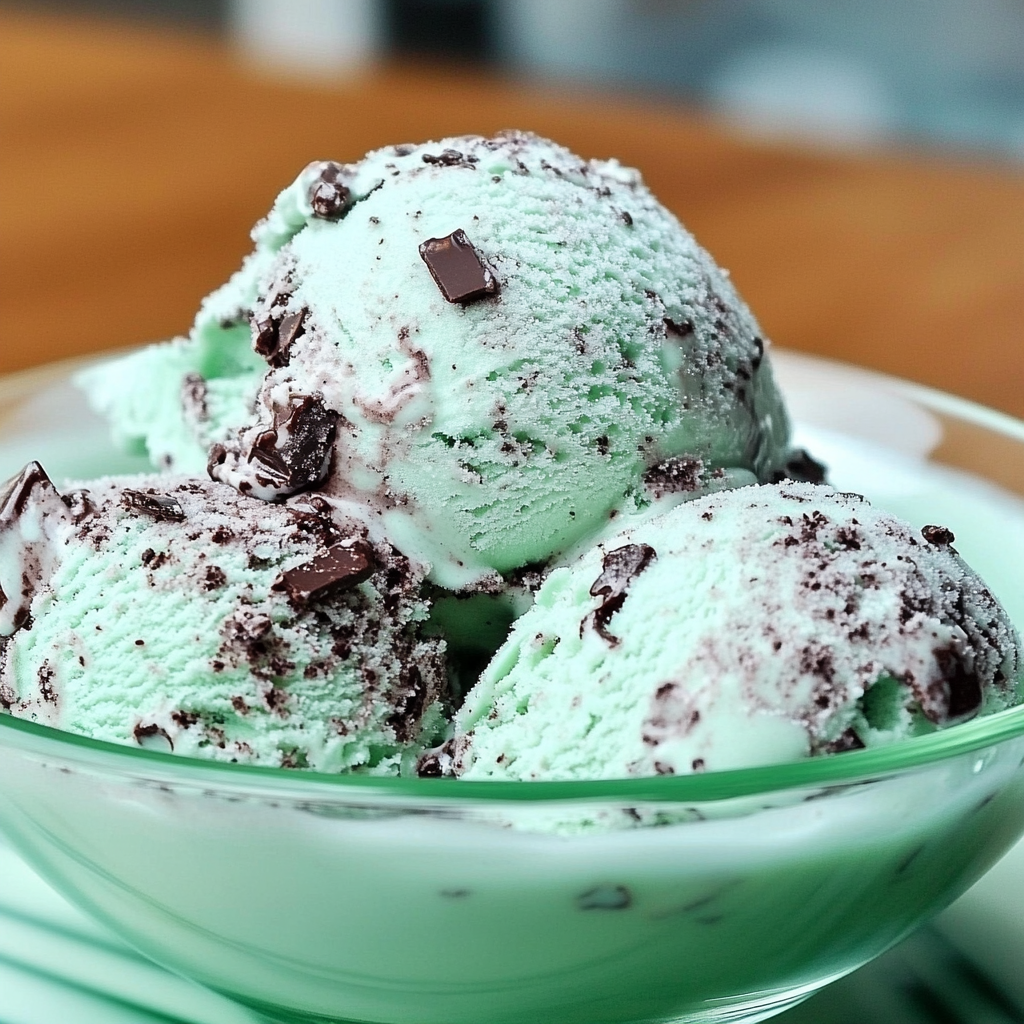 Mint Chocolate Chip Ice Cream Recipe