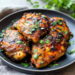 Maple Glazed Chicken Thighs Recipe