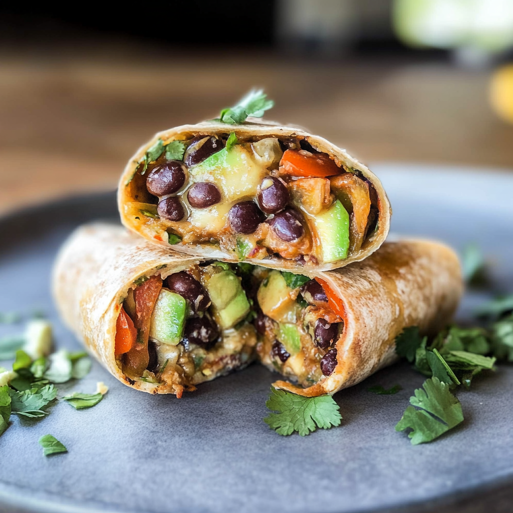 Spicy Black Bean Wrap