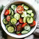 Cucumber Salad with Dill & Vinegar