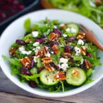 Cucumber Salad with Cranberries & Pecans
