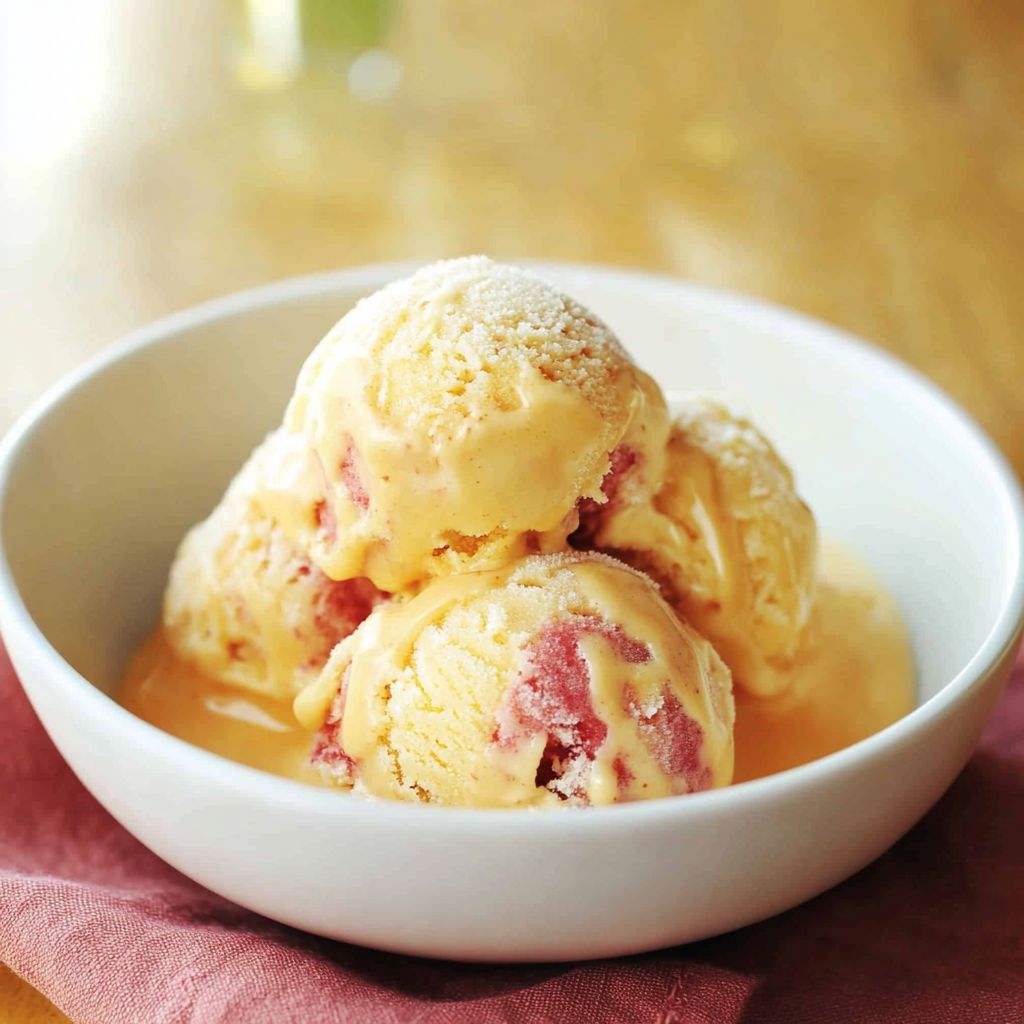 Peach Melba Ice Cream Recipe
