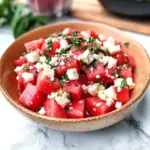Watermelon Feta Mint Salad Recipe