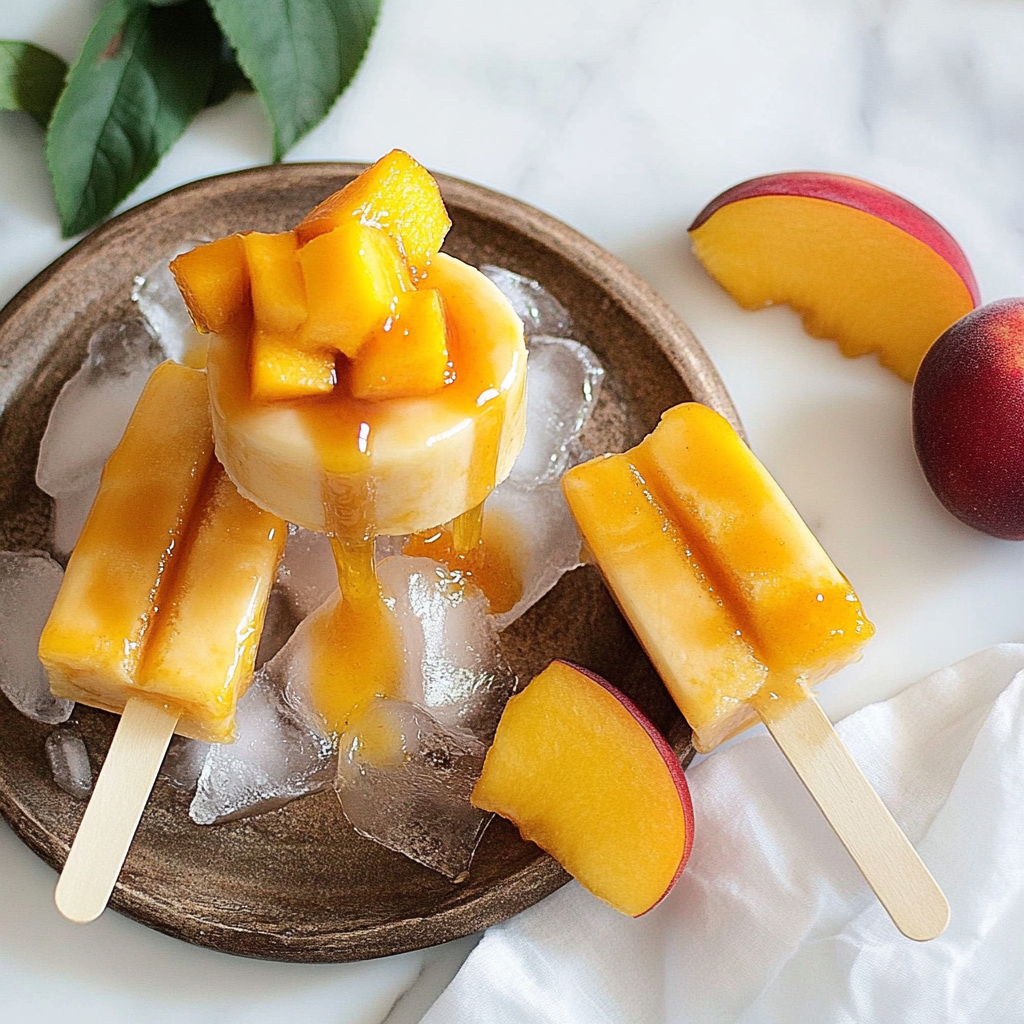 Peach & Mango Swirl Pops Recipe