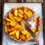 Peach Galette with Honey Drizzle Recipe