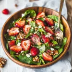 Strawberry Spinach Poppyseed Salad Recipe