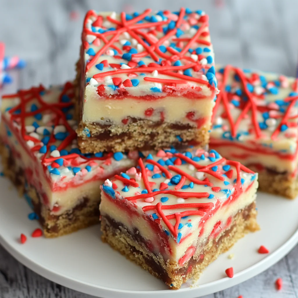 4th of July Cookie Bars