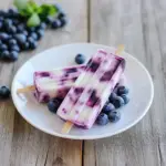 Blueberry Yogurt Swirl Popsicles Recipe