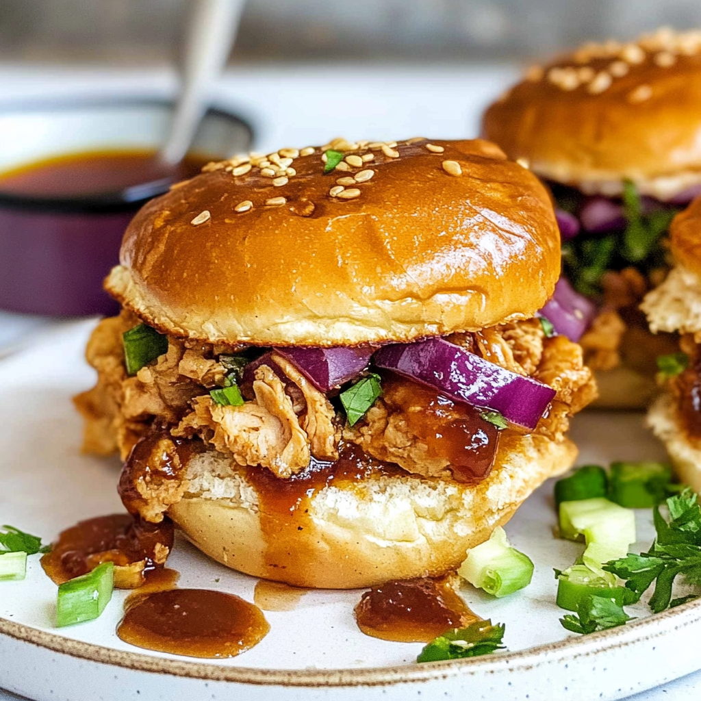 BBQ Chicken Sliders