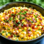 Slow Cooker Cheddar Corn with Bacon Recipe