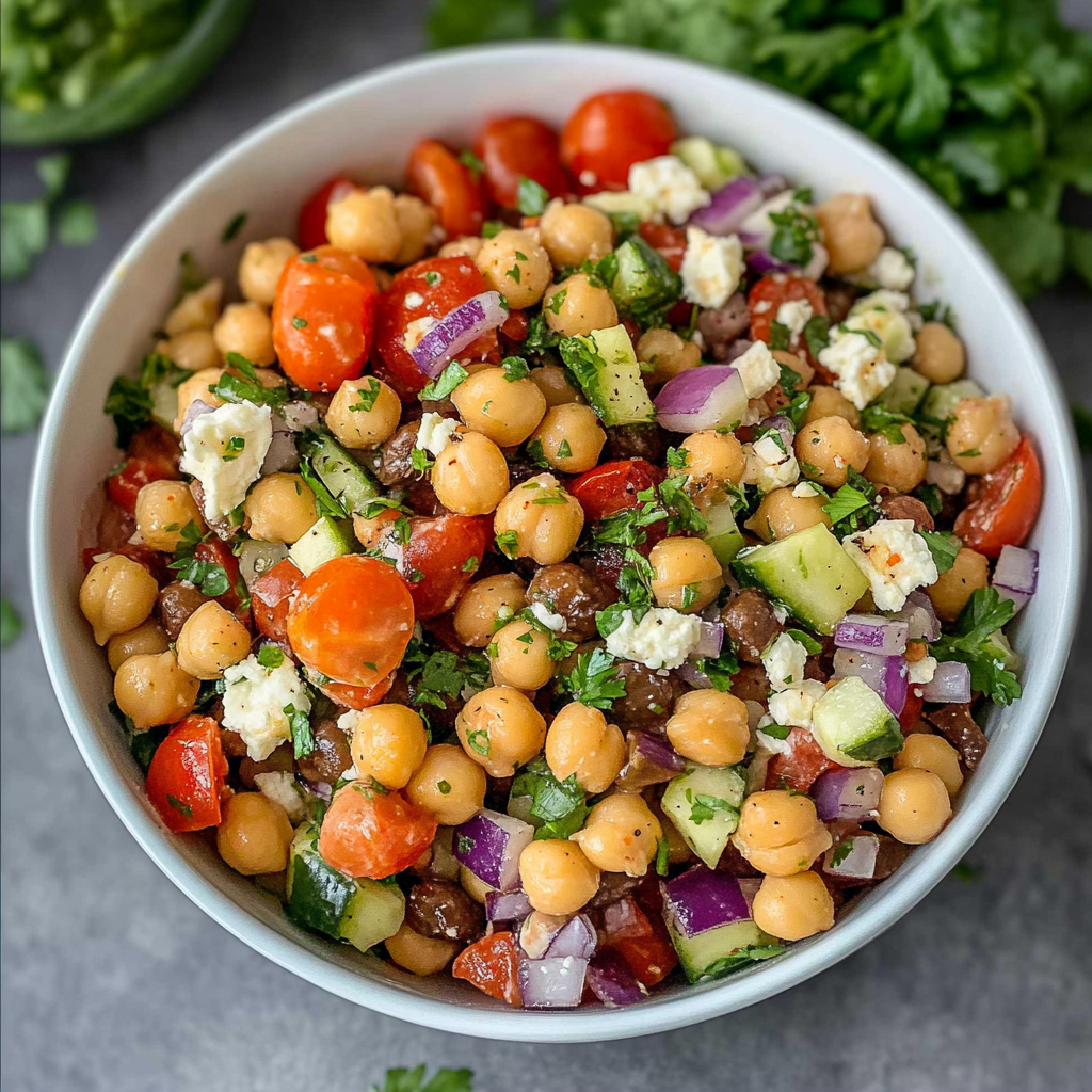Mediterranean Chickpea Salad Recipe