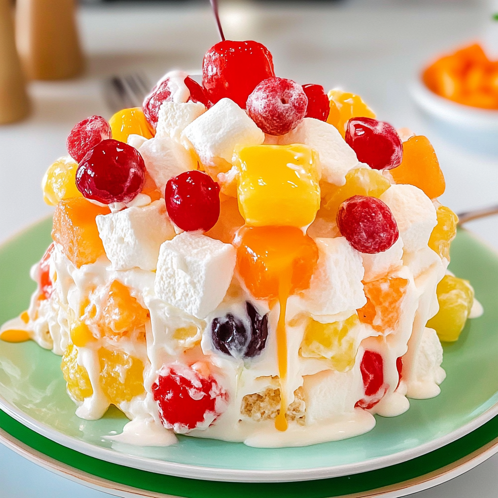 Fruit Salad with Marshmallows