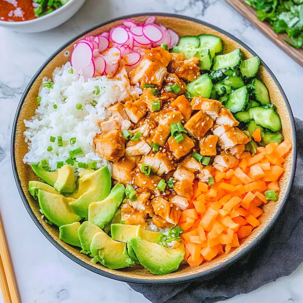 Chicken Poke Bowl Recipe