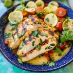 Grilled Salsa Verde Pepper Jack Chicken Recipe