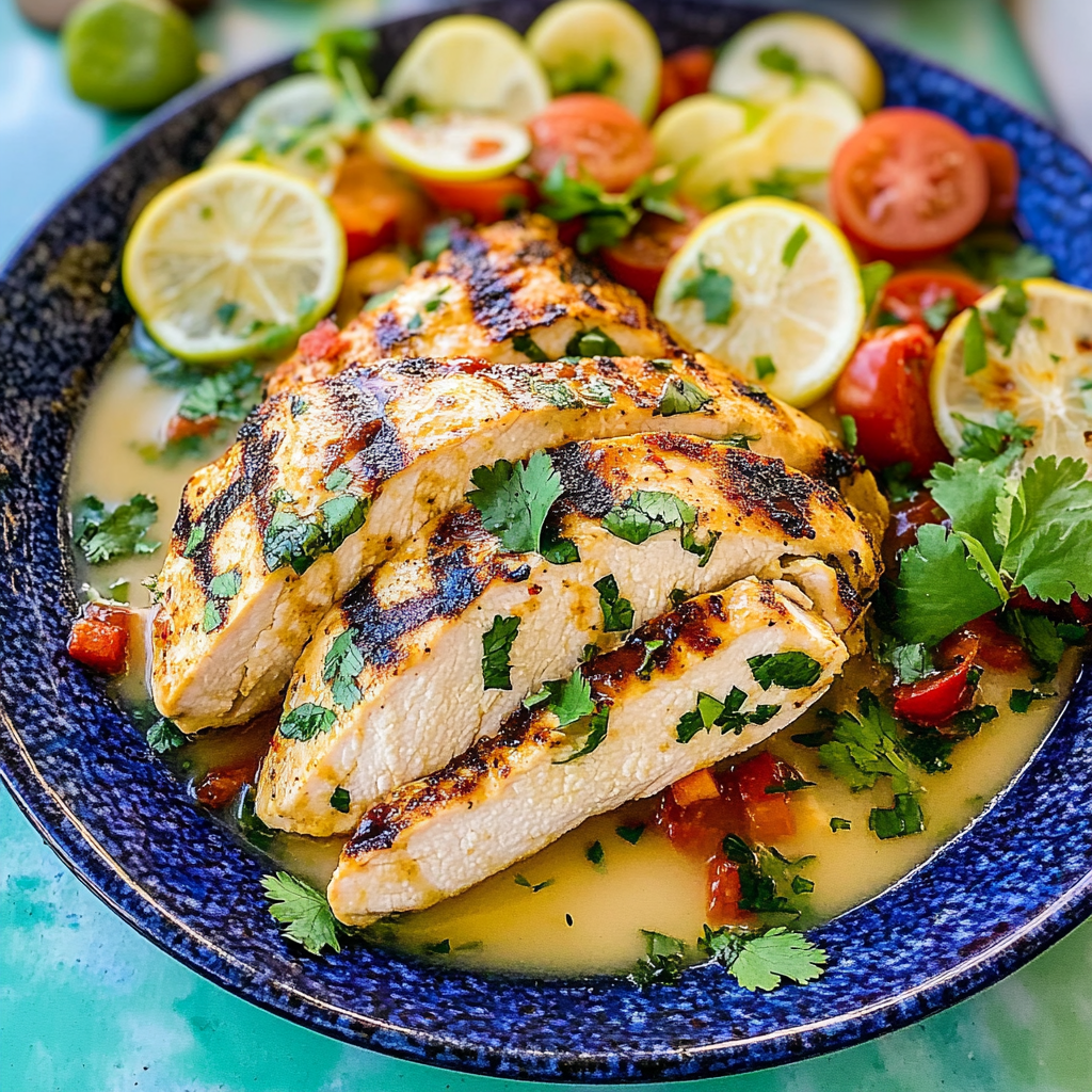 Grilled Salsa Verde Pepper Jack Chicken Recipe