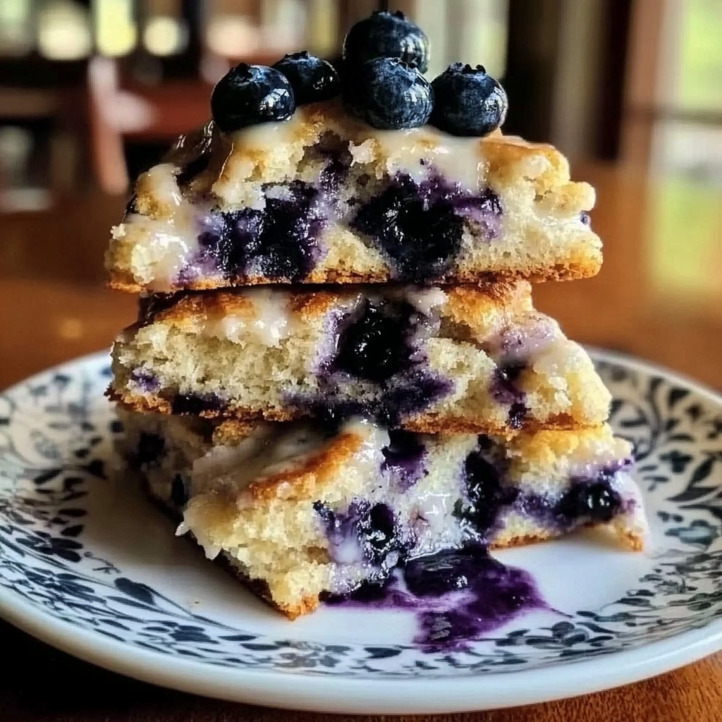 Blueberry Cinnamon Crunch Cathead Biscuits
