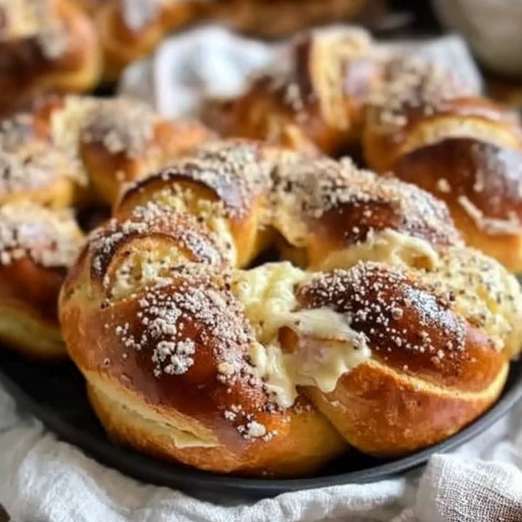 Soft Pretzels with Parmesan & Cider Cheese