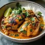 Coconut Milk-Braised Chicken with Harissa