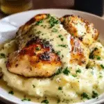 Chicken with Creamy Dijon Sauce & Mashed Potatoes