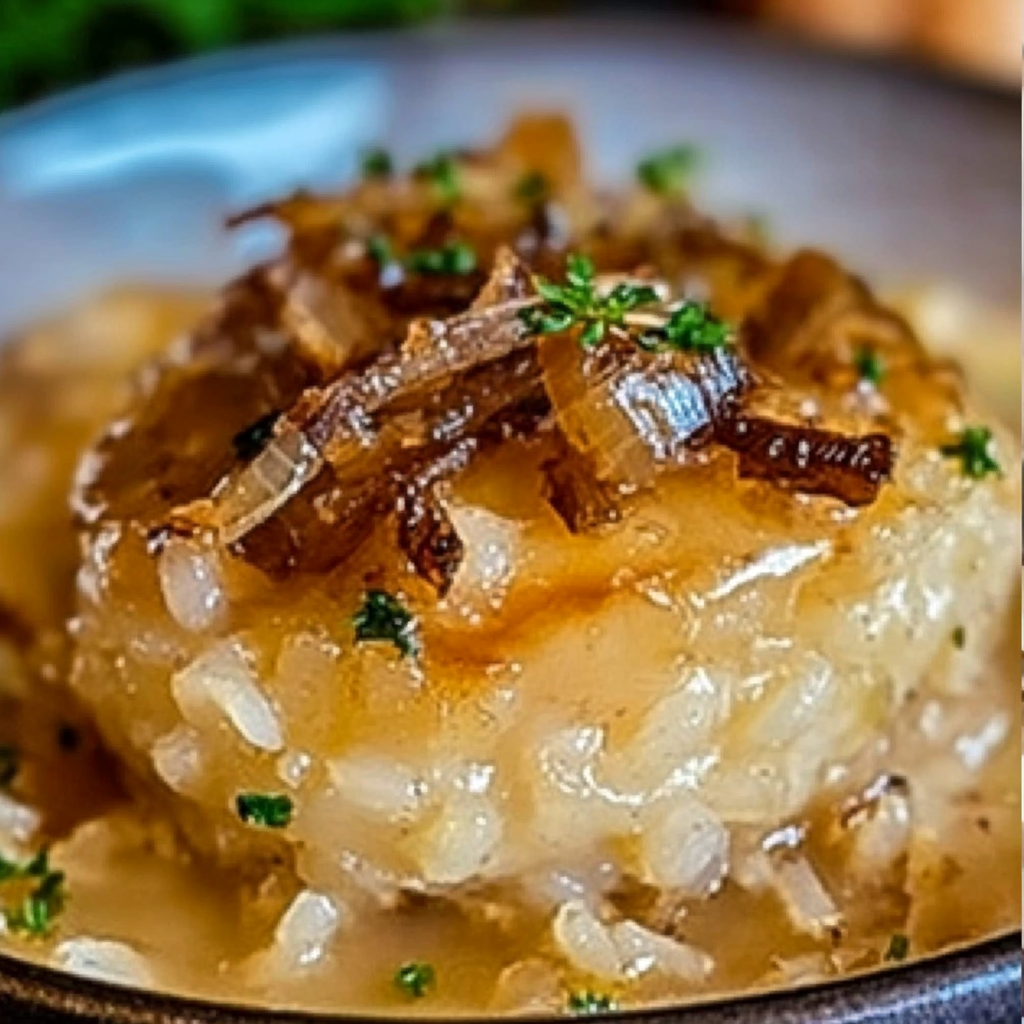 French Onion Butter Rice Recipe