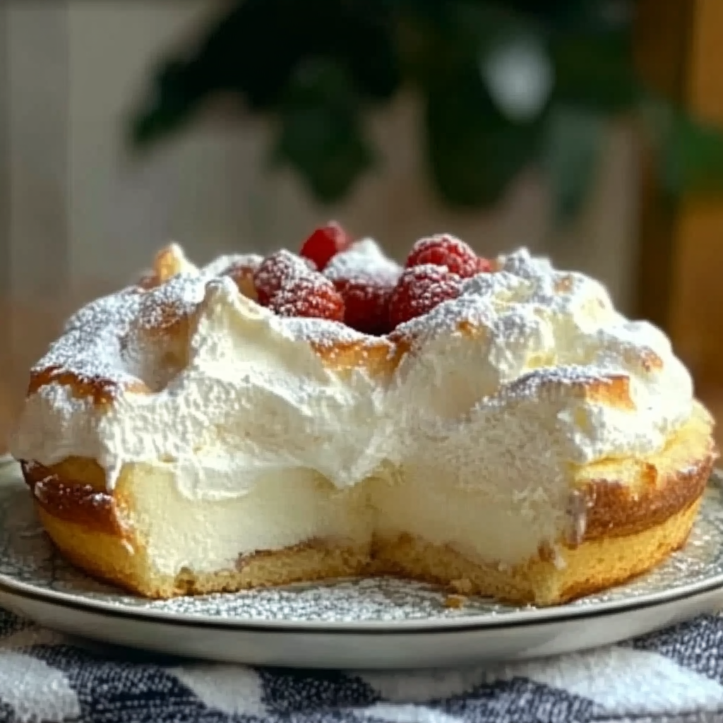 Fluffy Yogurt Cloud Cake
