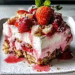 Strawberry Pretzel Ice Cream Cake Recipe