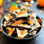 White Chocolate Halloween Oreo Bark Recipe