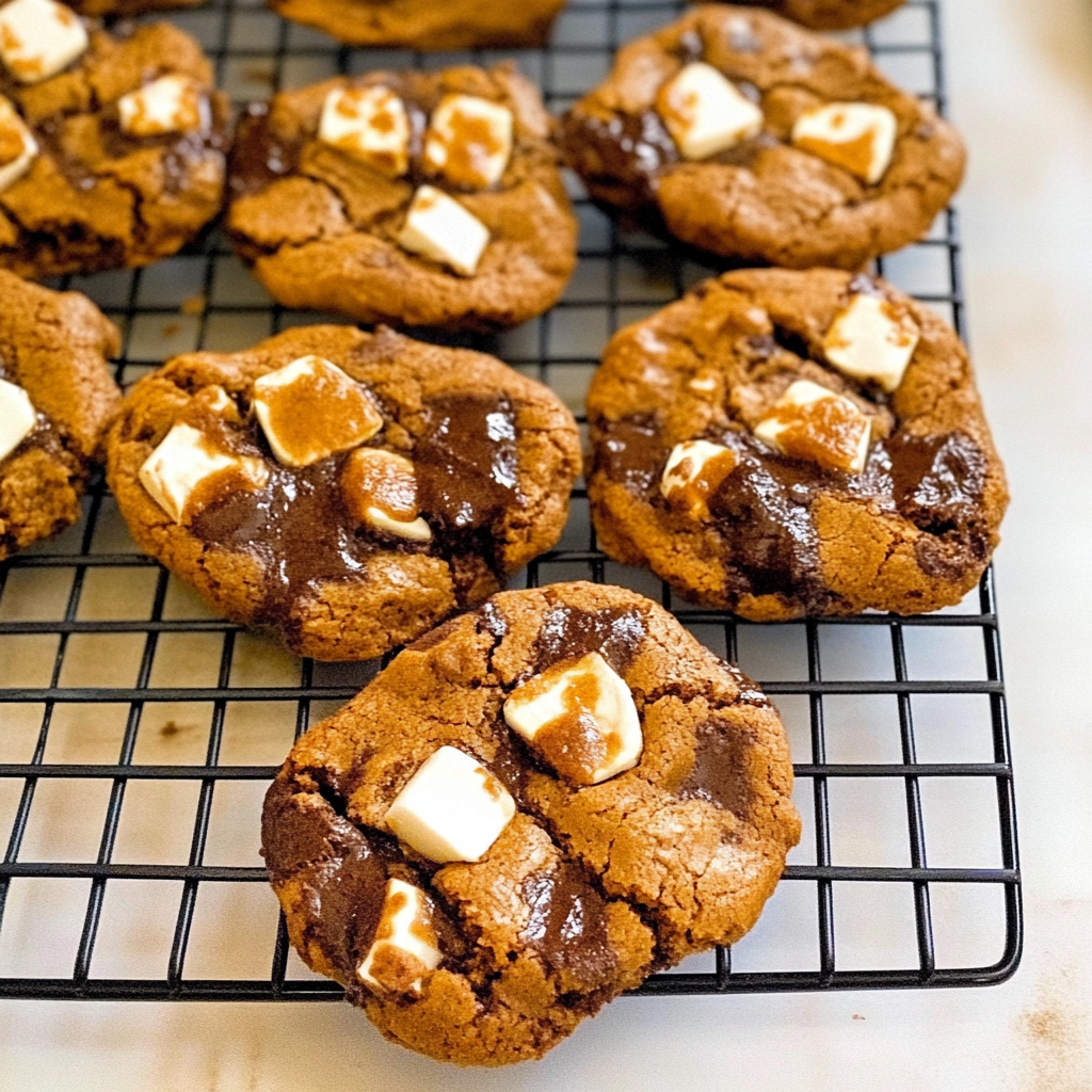 Pumpkin S'mores Cookies