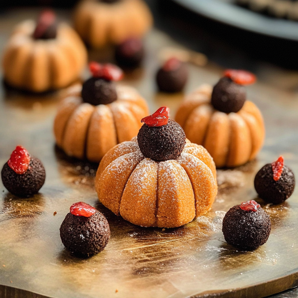 Pumpkin Cheesecake Truffles