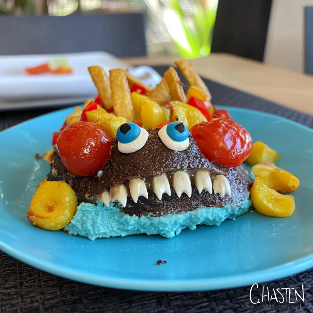 Deliciousness with Monster Jaws Sandwich