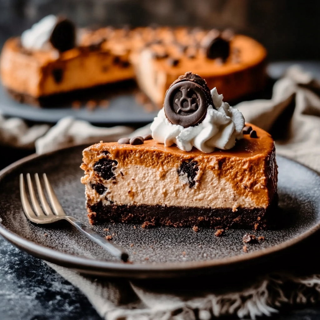 Halloween Cookies and Cream Cheesecake Recipe