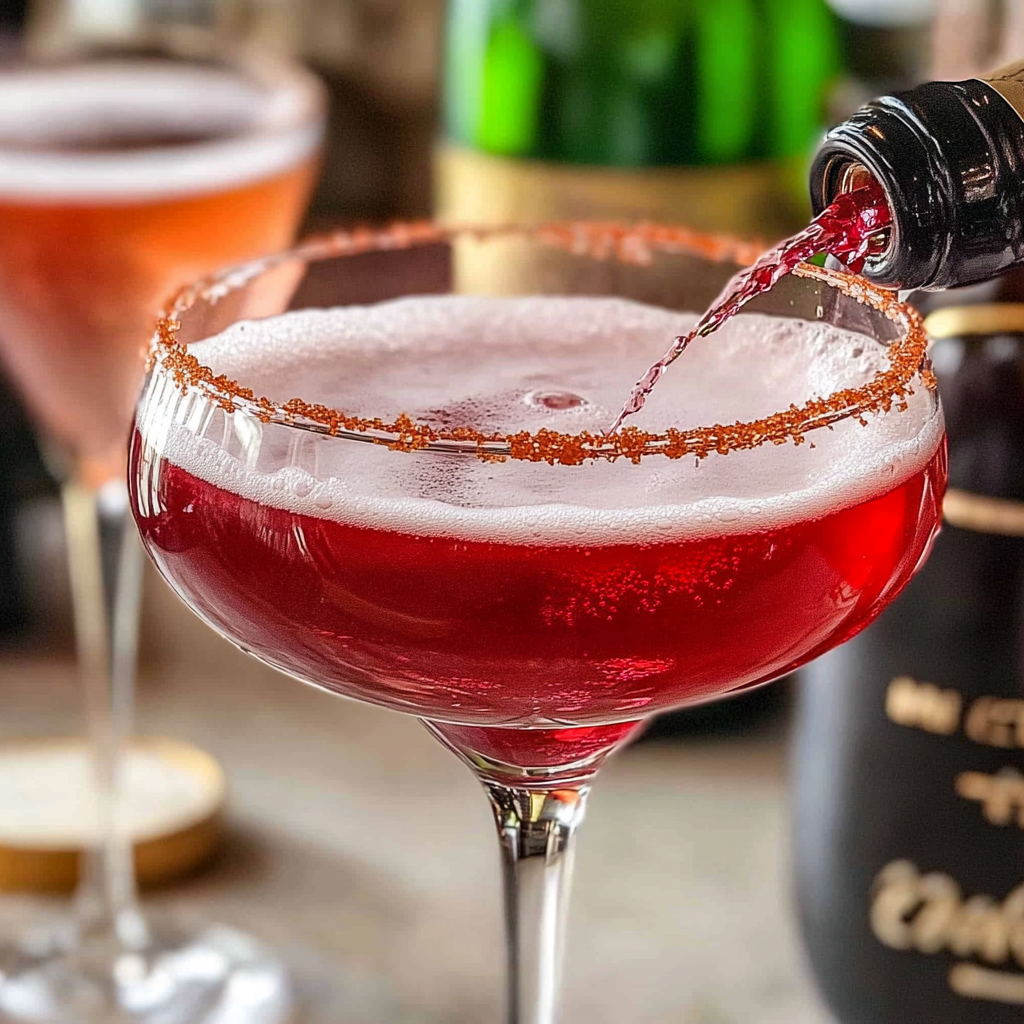 Vampire’s Kiss Champagne Cocktail Recipe