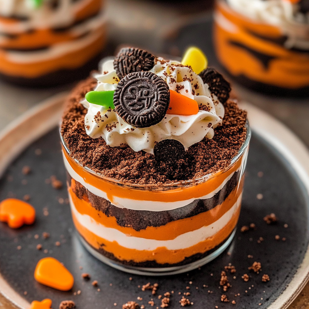 Halloween Oreo Dirt Cake