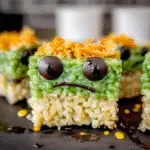 Spooky Frankenstein Rice Krispie Treats
