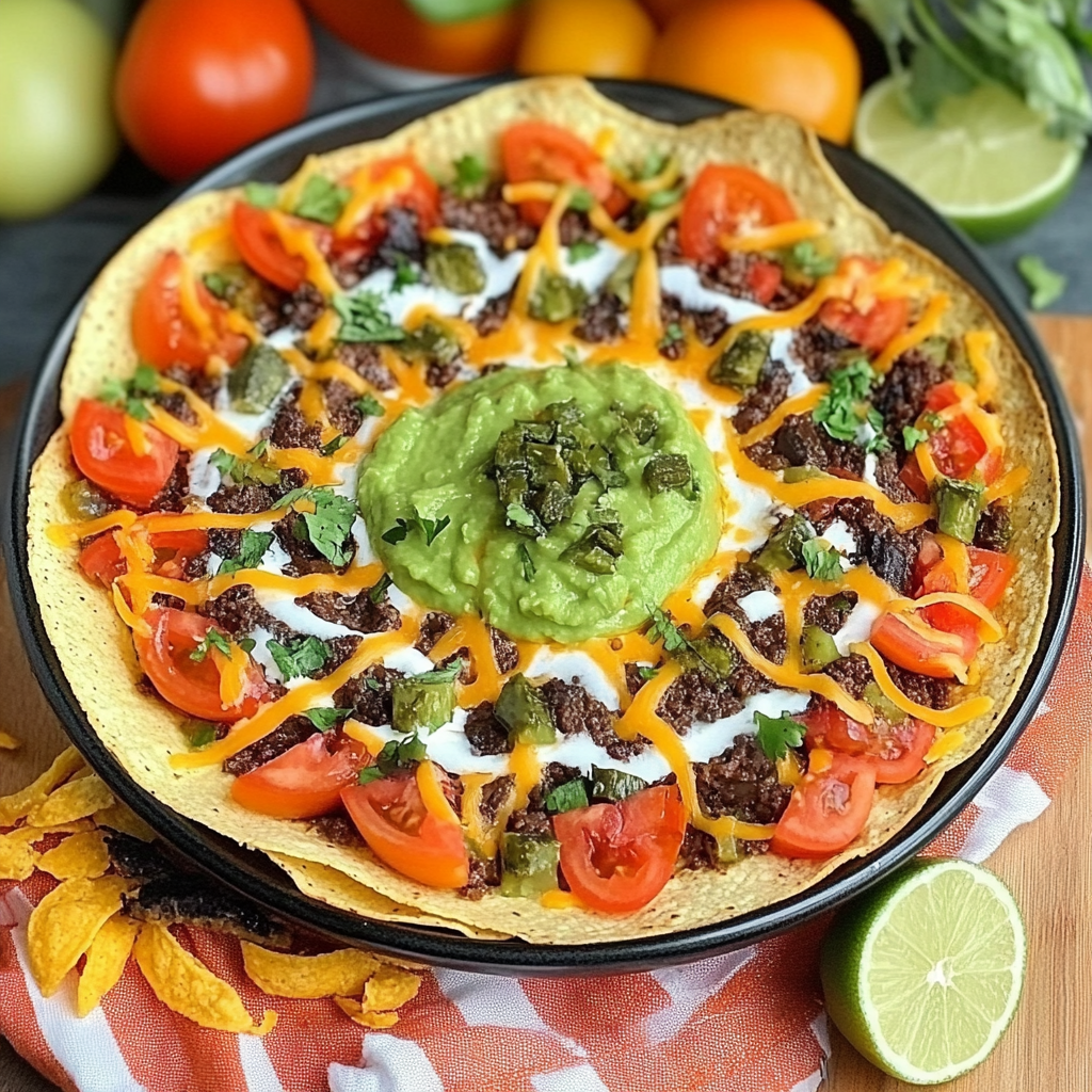 Spiderweb Taco Dip