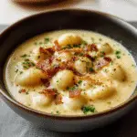 Bacon Cheddar Gnocchi Soup Recipe