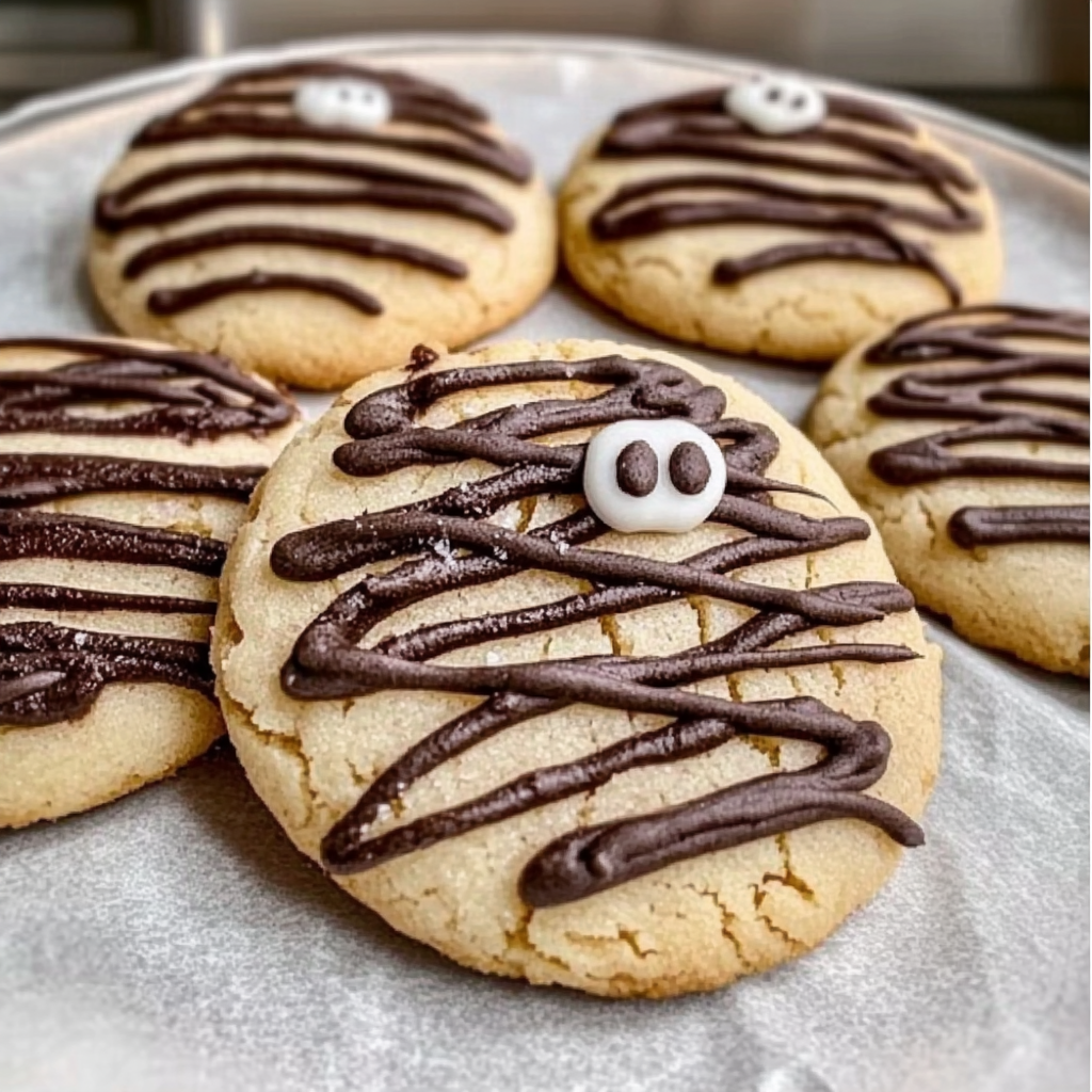 Halloween Mummy Cookies
