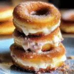 Cinnamon Kissed Cheesecake Donut