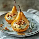 Blue Cheese Stuffed Pears