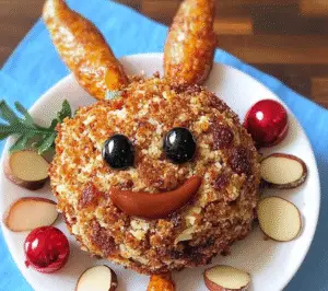 Christmas Cheese Ball in 5 Easy Steps