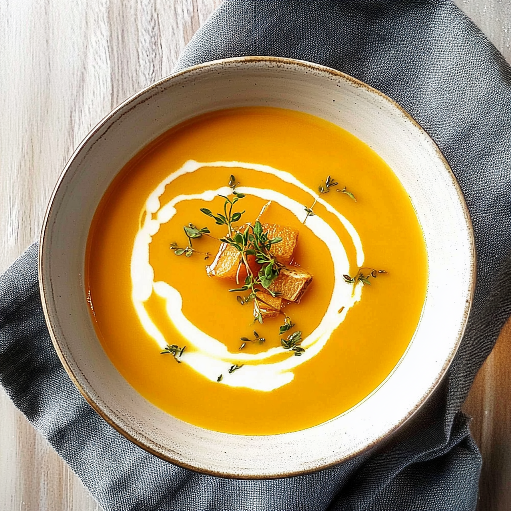 Roasted Butternut Squash Soup Recipe