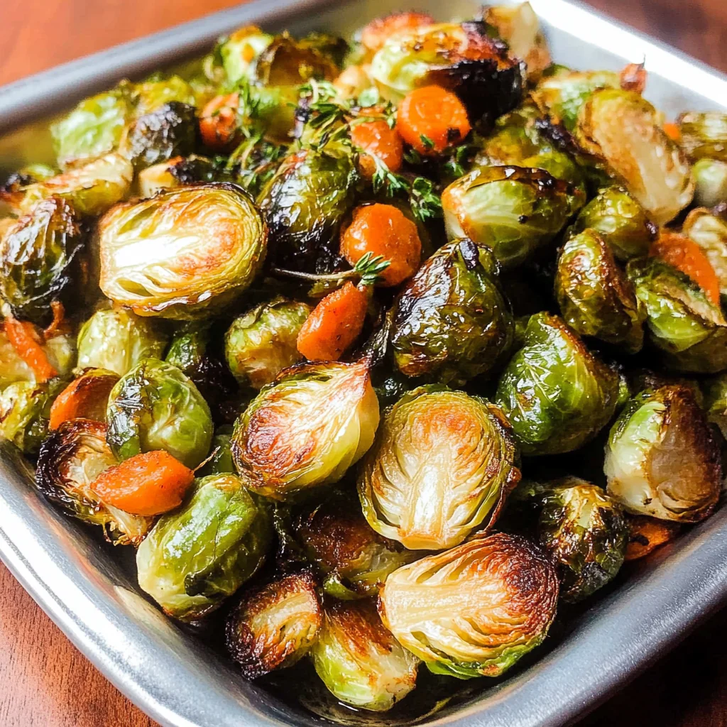 Roasted Brussels Sprouts Side Dish Recipe