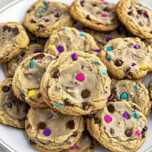 Colorful Chocolate Chip Cookies Recipe