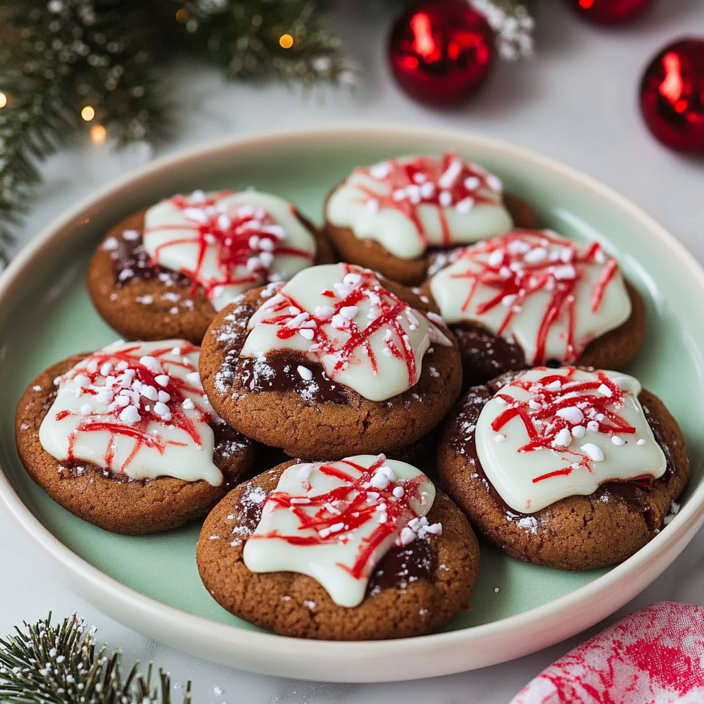 Peppermint Hot Chocolate Cookies Recipe