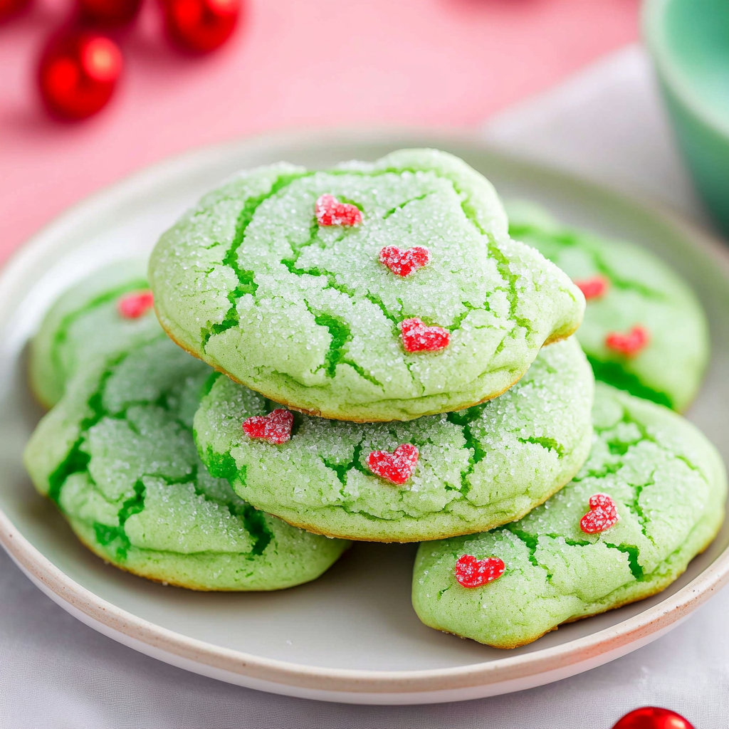 Grinch Sugar Cookies