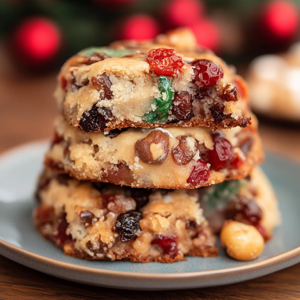 Christmas Fruitcake Cookies Recipe