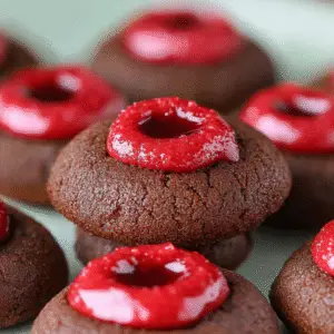 Red Velvet Thumbprint Cookies Recipe