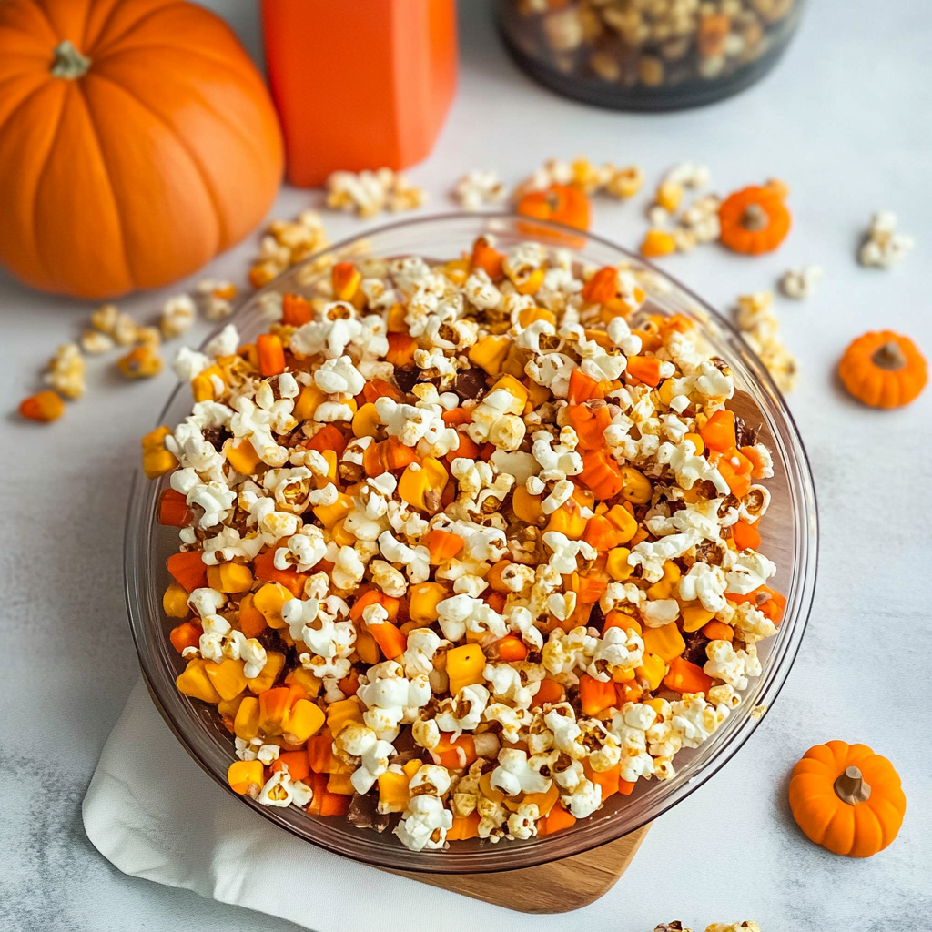  Candy Corn Popcorn Recipe 